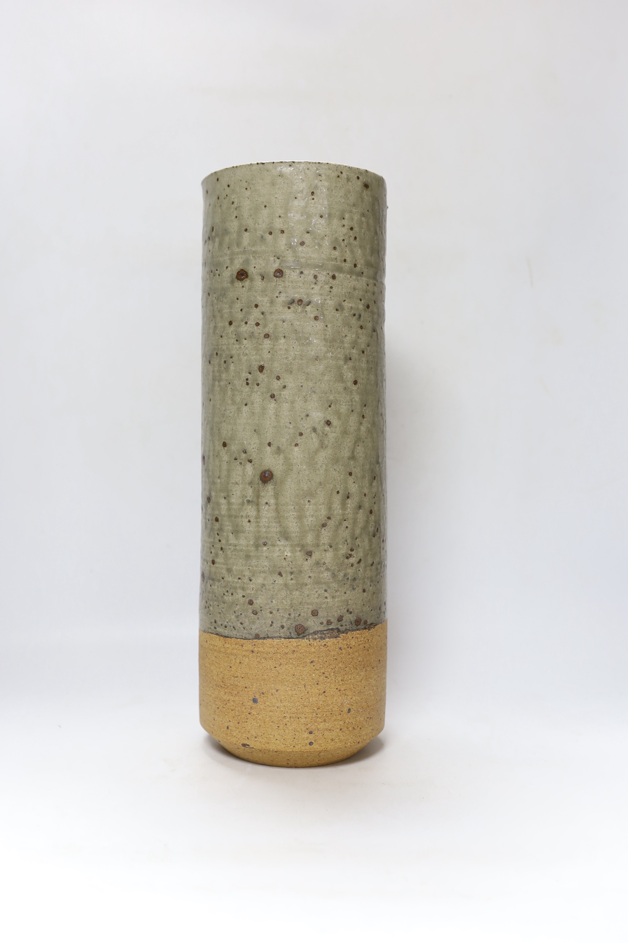A Cranbrook Station Pottery vase, circa 1970, 40.5 cm high